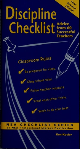 Discipline Checklist: Advice from 60 Elementary Teachers (Nea Checklist Series)