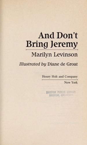 And Don't Bring Jeremy