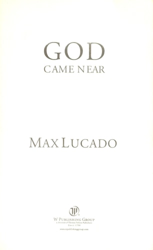 God Came Near