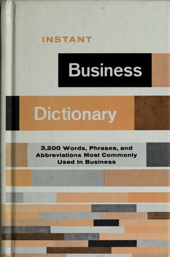Instant Business Dictionary