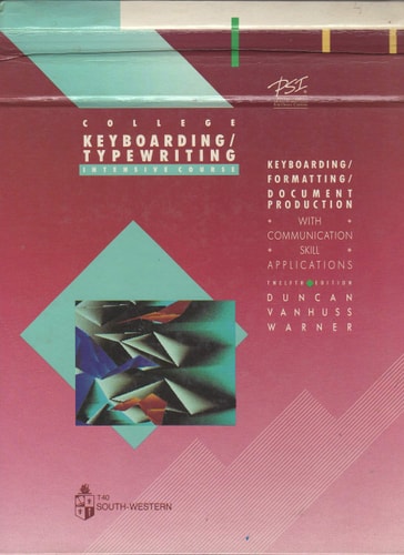 College Keyboarding/Typewriting: Intensive Course