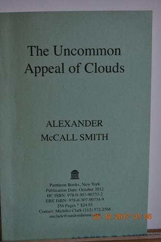 The Uncommon Appeal of Clouds: An Isabel Dalhousie Novel (9)