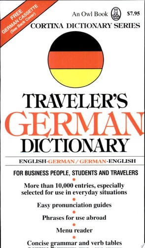 Traveler's German Dictionary (Cortina Dictionary)