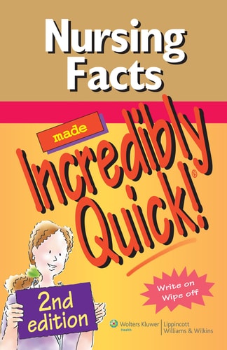 Nursing Facts Made Incredibly Quick: Write on Wipe Off (MADE INCREDIBLY QUICK SERIES(SPRINGHOUSE))
