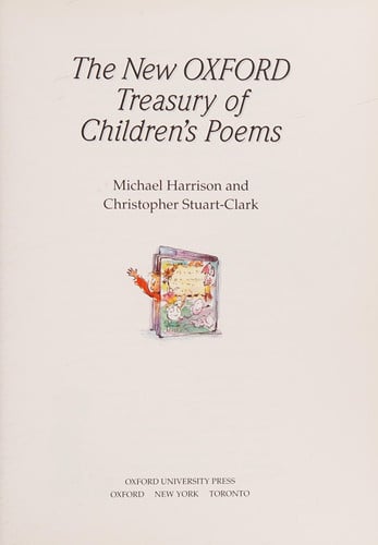 The New Oxford Treasury of Children's Poems