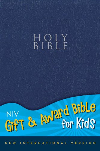 Holy Bible New International Version, Navy, Leather-look, Gift & Award Bible for Kids
