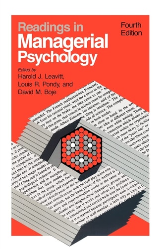 Readings in Managerial Psychology