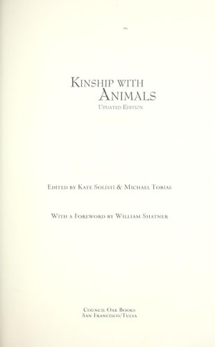Kinship with Animals: Updated Edition