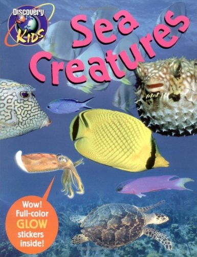 SEA CREATURES, Glow-in-the-Dark Sticker Book (Dark Sticker Books)