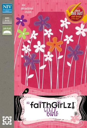 NIV, Faithgirlz! Bible: Revised Edition, Leathersoft, Pink/Purple