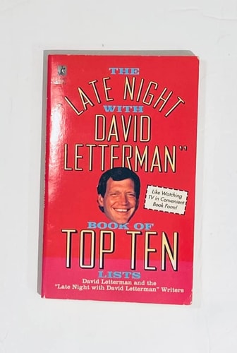The Late Night with David Letterman Book of Top Ten Lists