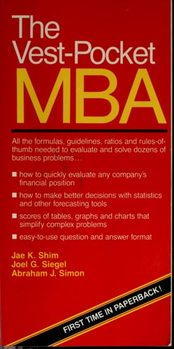 The Vest-Pocket MBA