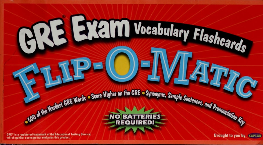 Kaplan GRE Exam Vocabulary Flashcards Flip-O-Matic