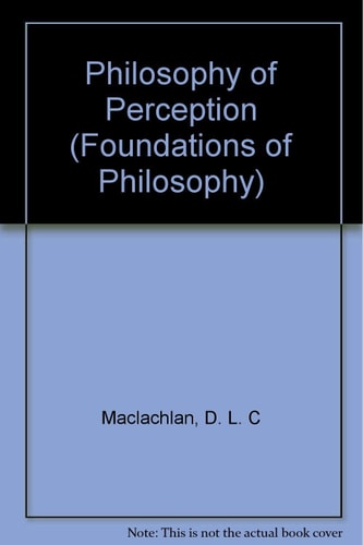Philosophy of Perception