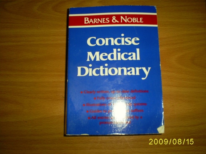 Barnes & Noble concise medical dictionary