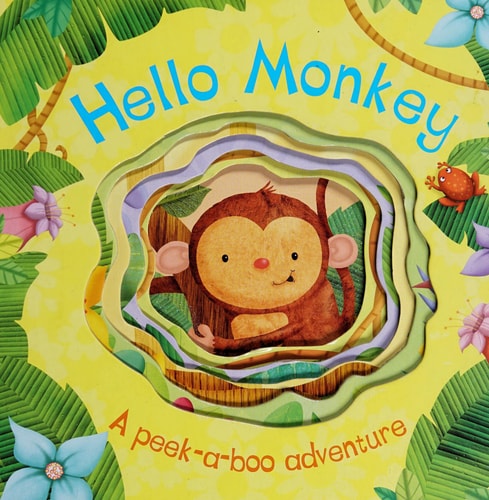 Hello Monkey (Die-Cut Animal Board)
