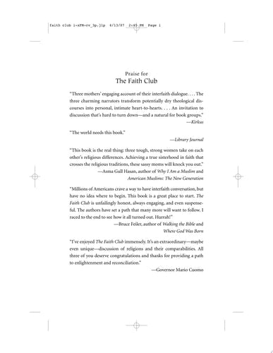 The Faith Club: A Muslim, A Christian, A Jew-- Three Women Search for Understanding (English, Arabic and Hebrew Edition)