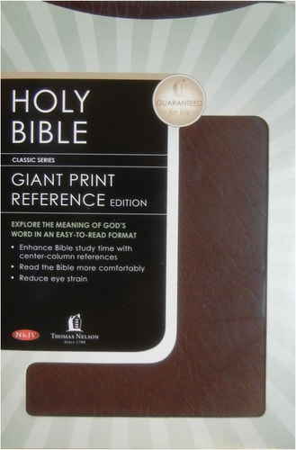 Giant Print Center-Column Reference Bible (Classic)