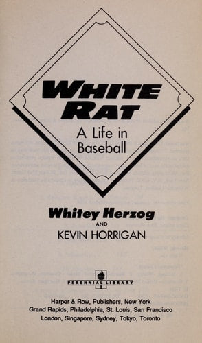 White Rat: A Life in Baseball