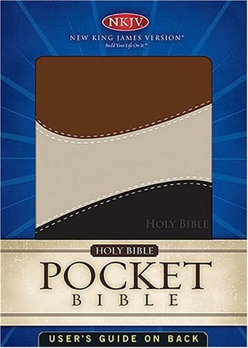Holy Bible: New King James Version, Brown/Black/Cream Leathersoft