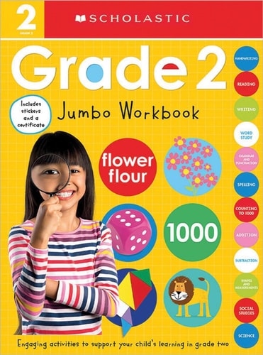 Second Grade Jumbo Workbook: Scholastic Early Learners (Jumbo Workbook)