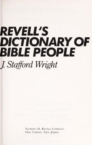 Revell's Dictionary of Bible people