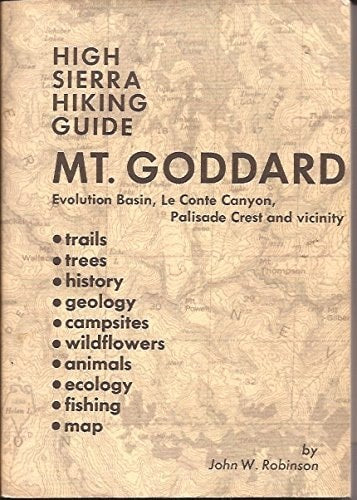 Mt. Goddard, (High Sierra hiking guide no. 10)