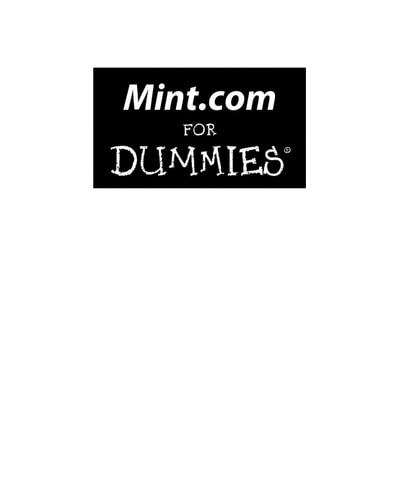 Mint.com For Dummies