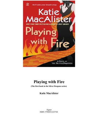 Playing with Fire (Silver Dragons, Book 1)