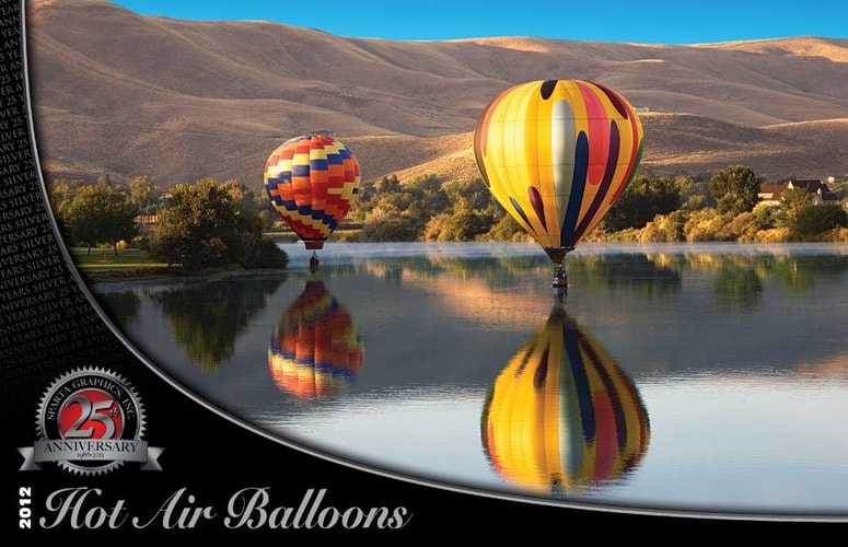 2012 Hot Air Balloons Deluxe Wall Calendar
