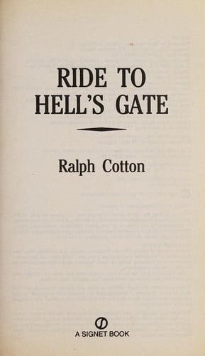 Ride to Hell's Gate
