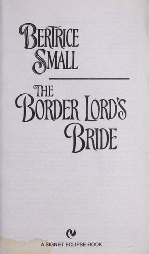 The Border Lord's Bride (Border Chronicles)