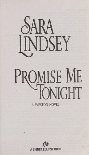 Promise Me Tonight (A Weston Novel)