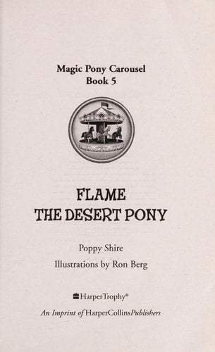 Magic Pony Carousel #5: Flame the Desert Pony