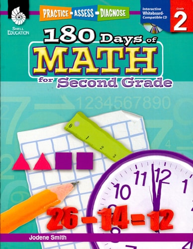 180 Days Of Math Gr 2 By Shell Education