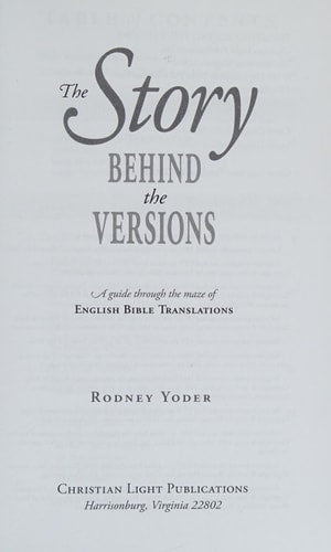The Story Behind the Versions