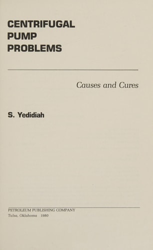 Centrifugal Pump Problems: Causes and Cures