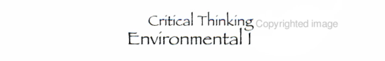 Critical Thinking About Environmental Issues - Global Warming (hardcover edition)