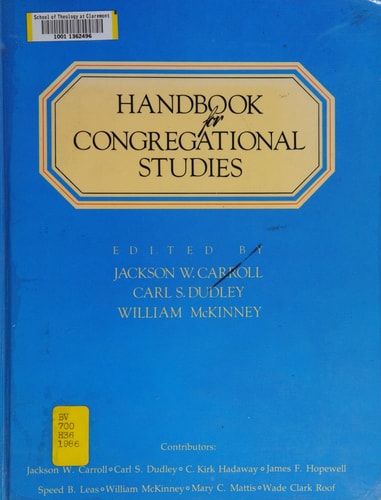 Handbook For Congregation Student Paper