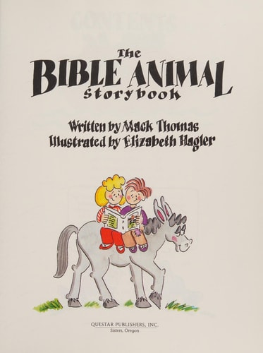 Bible Animal Storybook
