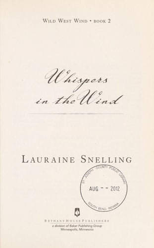 Whispers in the Wind (Wild West Wind)