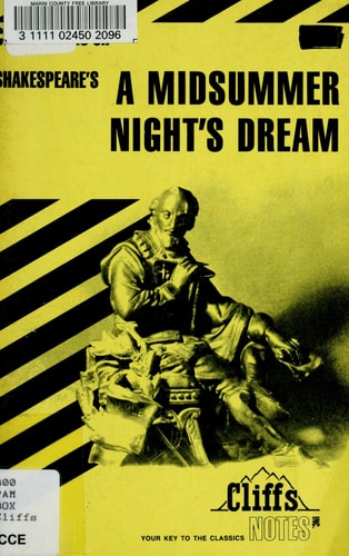 Shakespeare's A Midsummer Night's Dream (Cliffs Notes)