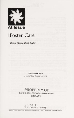Foster Care (At Issue)