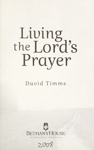 Living the Lord's Prayer