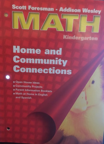 SFAW MATH GRADE K HOME/COMMUNITY CONNECTION