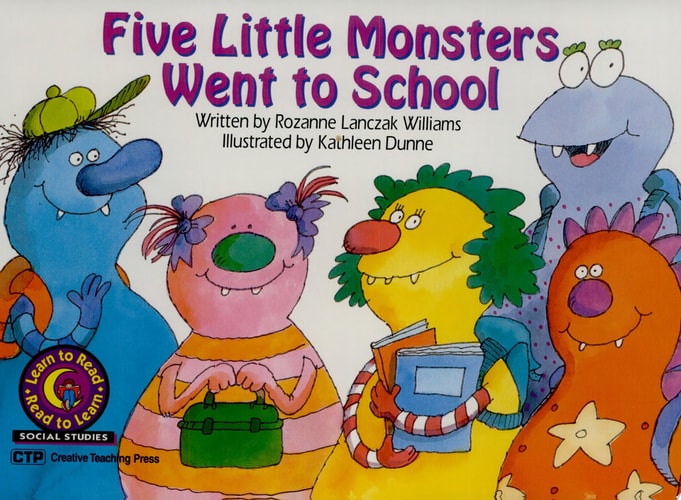 Five Little Monster Went To School (Social Studies Learn to Read)