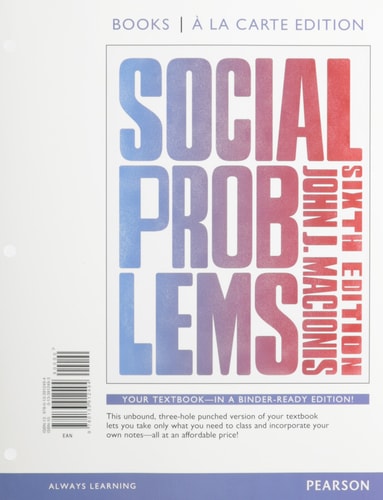 Social Problems, Books a la Carte Edition