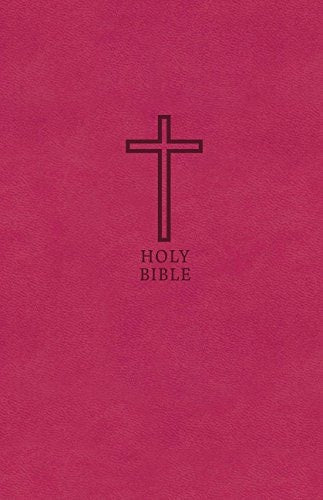 KJV, Value Thinline Bible, Compact, Leathersoft, Pink, Red Letter, Comfort Print: Holy Bible, King James Version