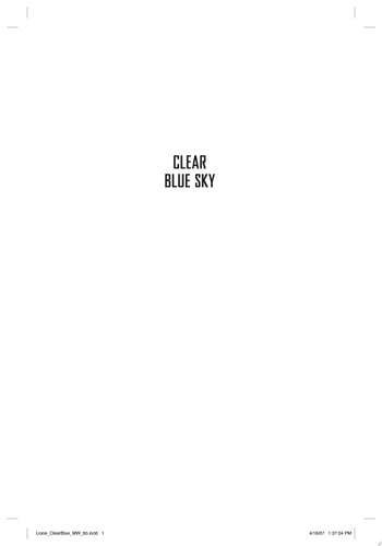 Clear Blue Sky: A Novel