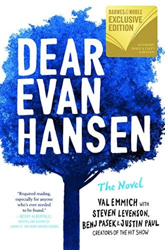 Dear Evan Hansen The Novel